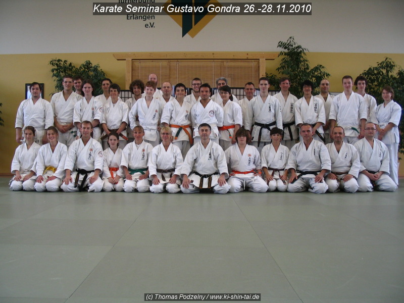 Gruppenfoto Karate Lehrgang 26.-28.11.2010