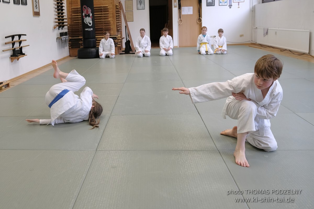 Aikido-Kids Kyû Prüfungen 19.3.2024