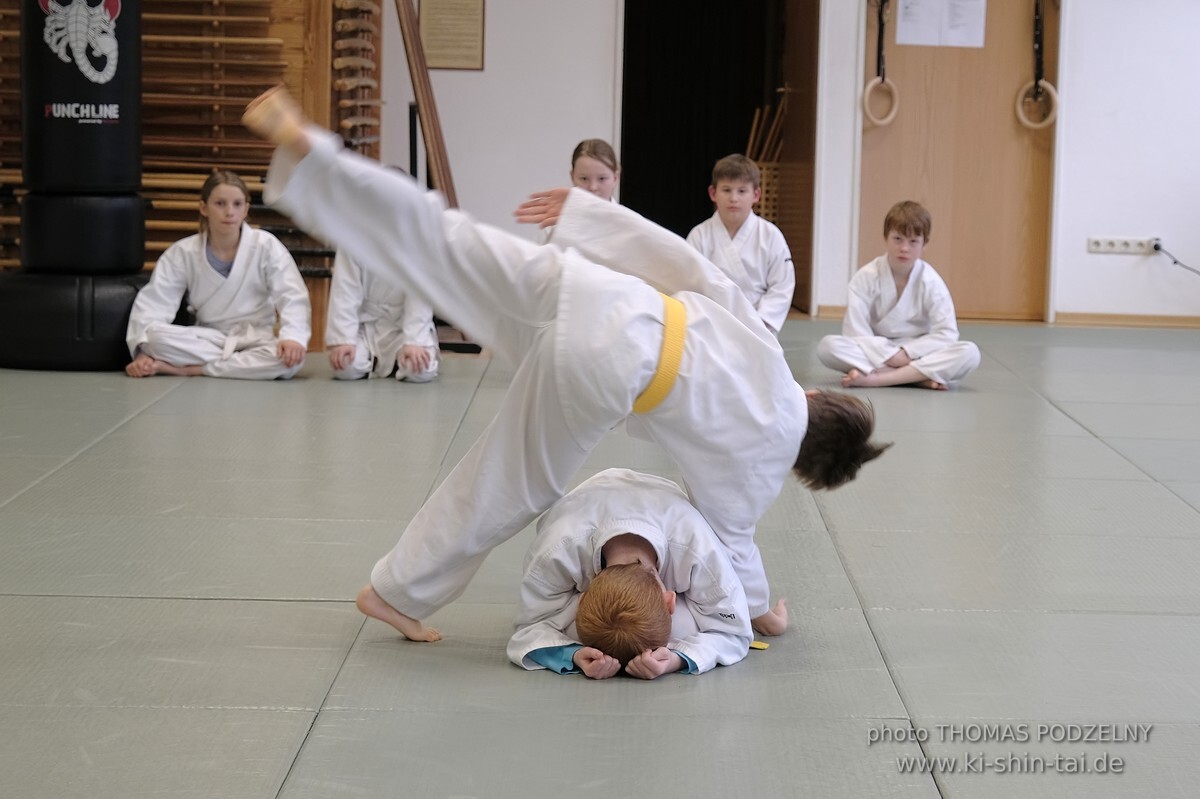 Aikido-Kids Kyû Prüfungen 19.3.2024