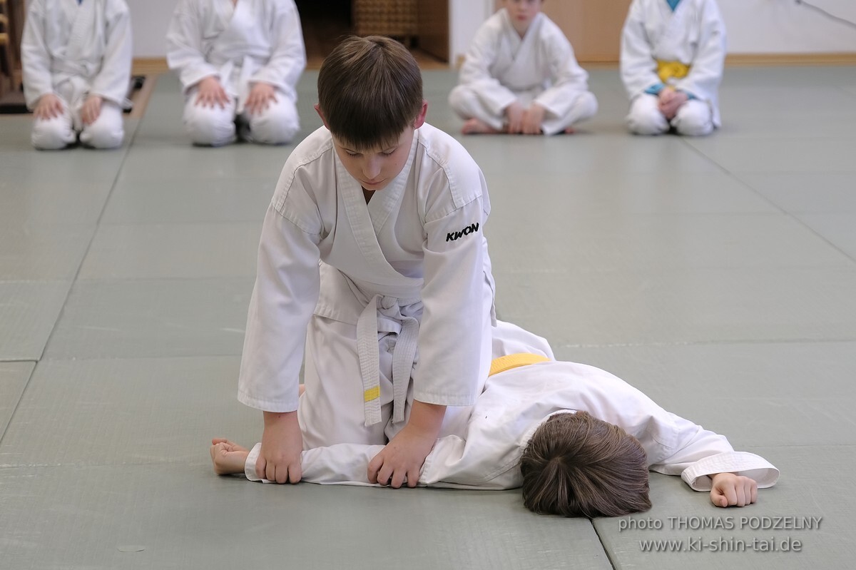 Aikido-Kids Kyû Prüfungen 19.3.2024