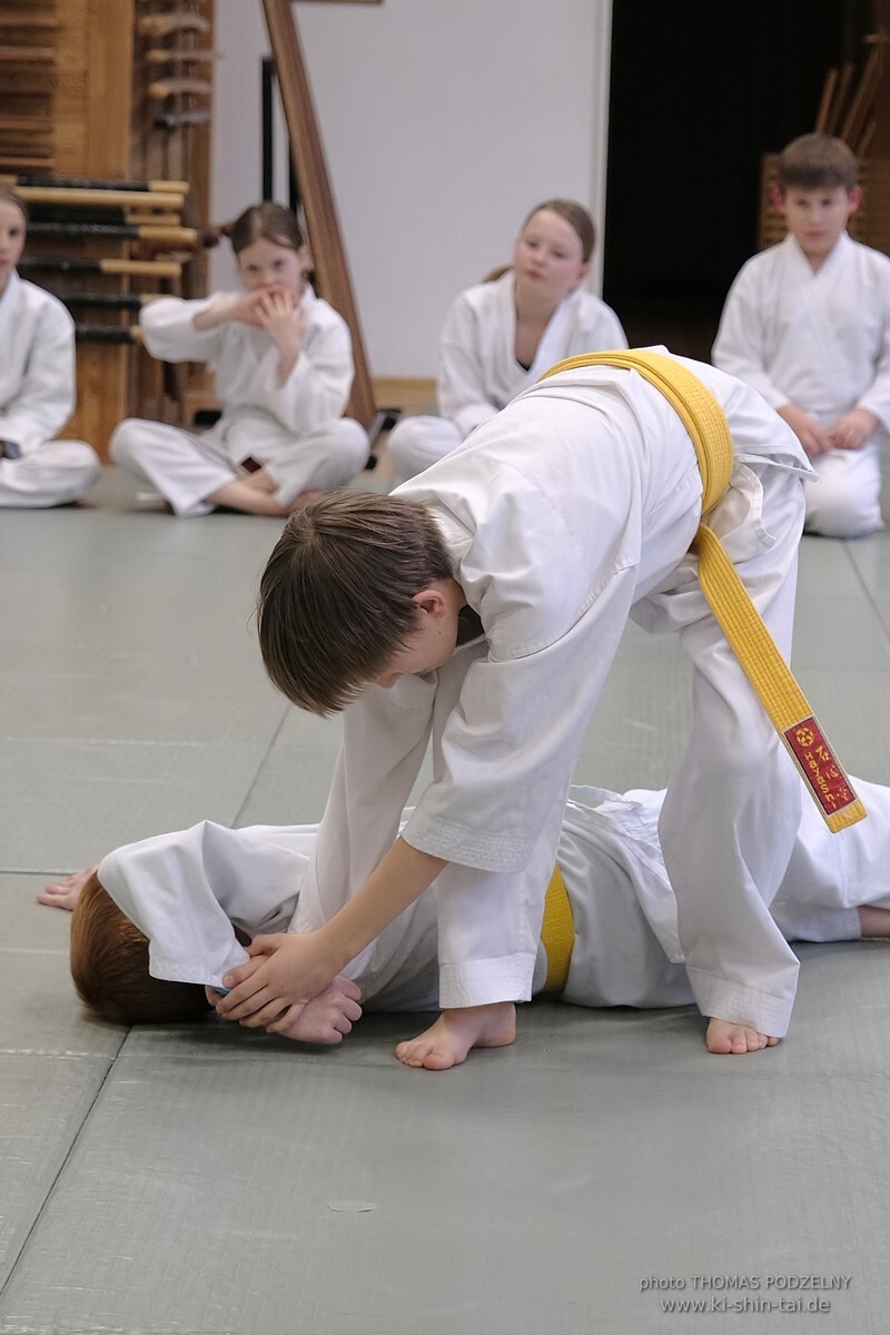 Aikido-Kids Kyû Prüfungen 19.3.2024