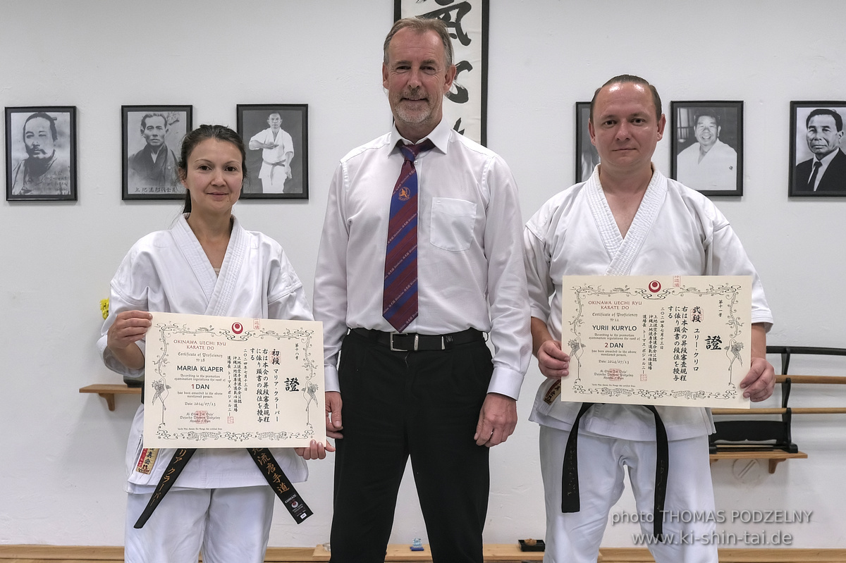 Karate und Kobudo Prüfungen 13.7.2024