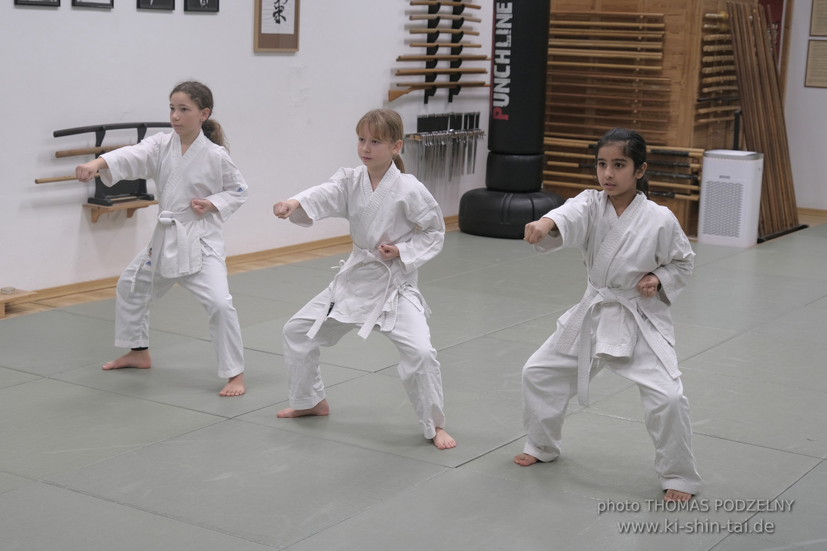 Karate Kids Kyû Prüfungen am 31.1.2025