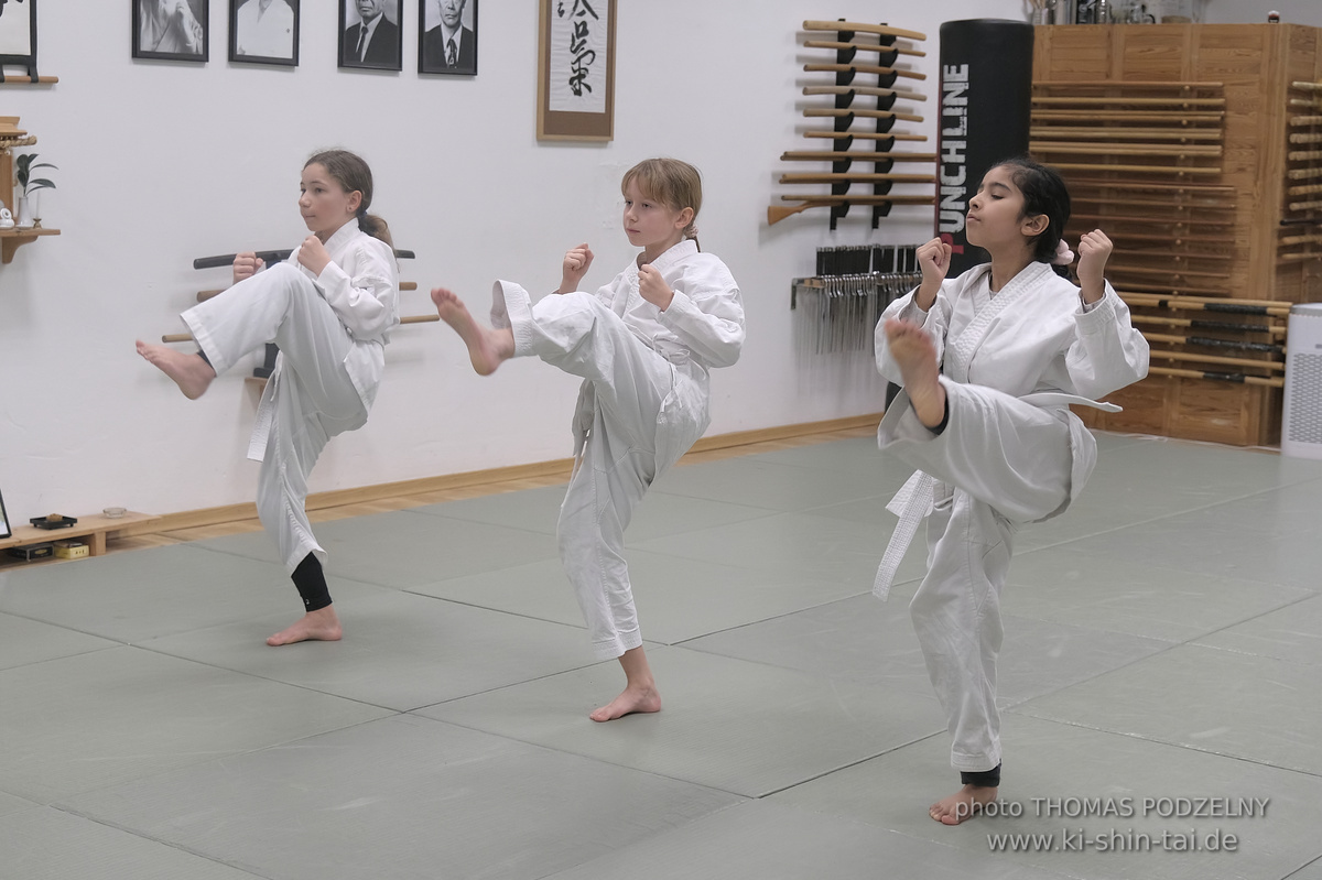 Karate Kids Kyû Prüfungen am 31.1.2025