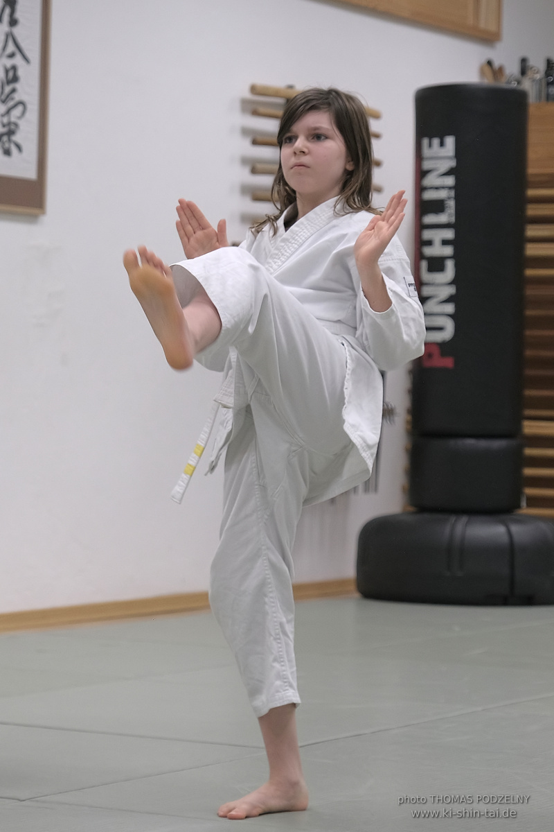 Karate Kids Kyû Prüfungen am 31.1.2025