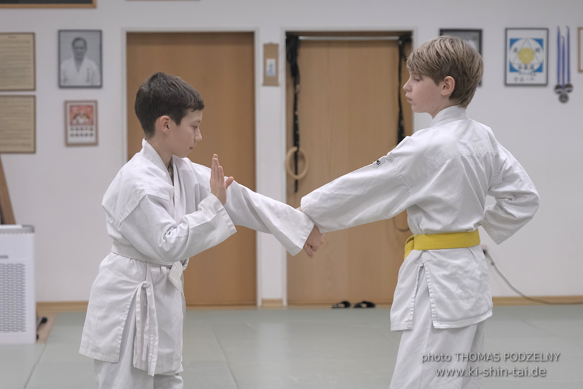 Karate Kids Kyû Prüfungen am 31.1.2025