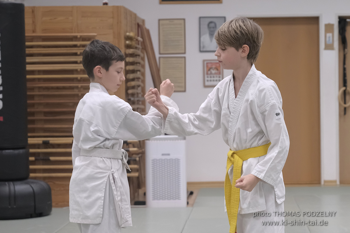 Karate Kids Kyû Prüfungen am 31.1.2025