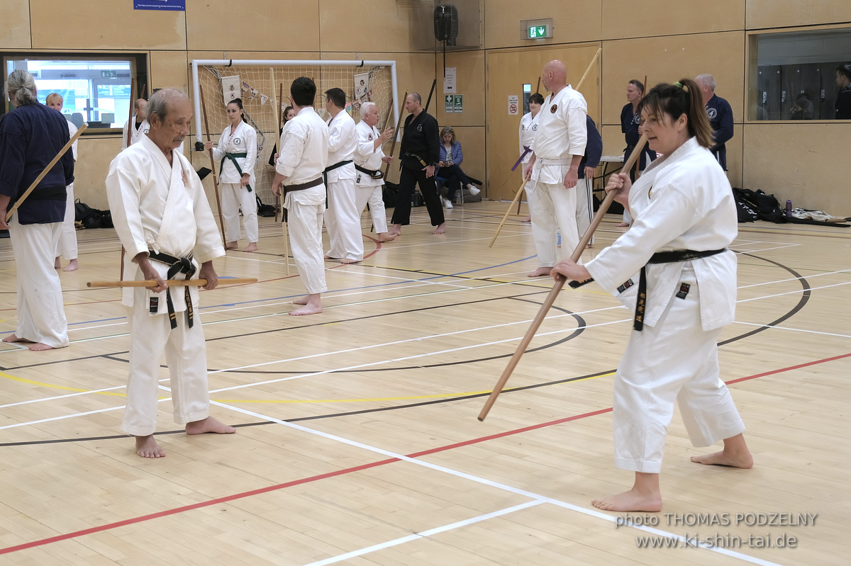 Ryûkyû Kobudô Lehrgang mit Kaichô Hiroshi Akamine in Liverpool 23.-26.8.2024