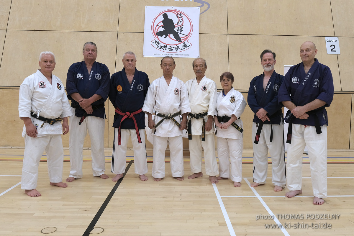 Ryûkyû Kobudô Lehrgang mit Kaichô Hiroshi Akamine in Liverpool 23.-26.8.2024