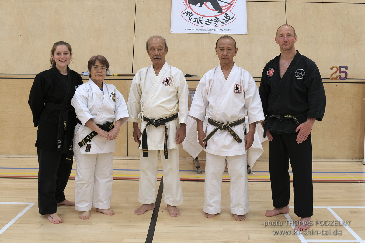 Ryûkyû Kobudô Lehrgang mit Kaichô Hiroshi Akamine in Liverpool 23.-26.8.2024