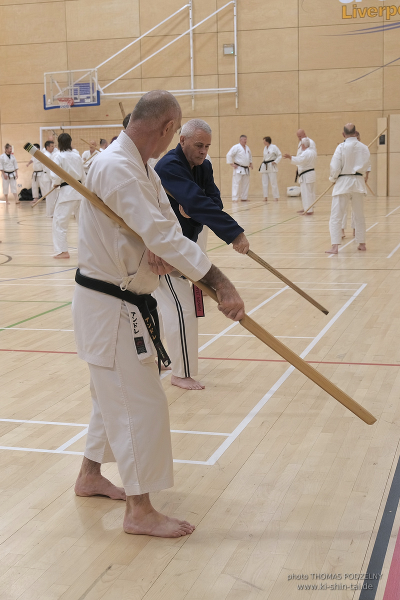 Ryûkyû Kobudô Lehrgang mit Kaichô Hiroshi Akamine in Liverpool 23.-26.8.2024