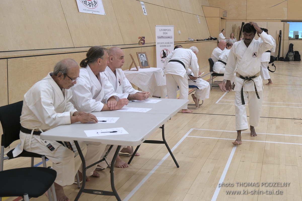 Ryûkyû Kobudô Lehrgang mit Kaichô Hiroshi Akamine in Liverpool 23.-26.8.2024