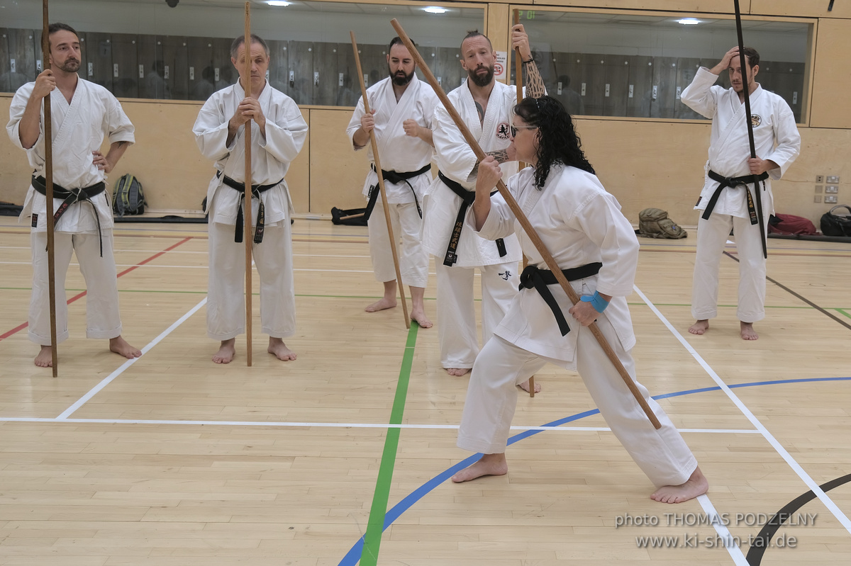 Ryûkyû Kobudô Lehrgang mit Kaichô Hiroshi Akamine in Liverpool 23.-26.8.2024