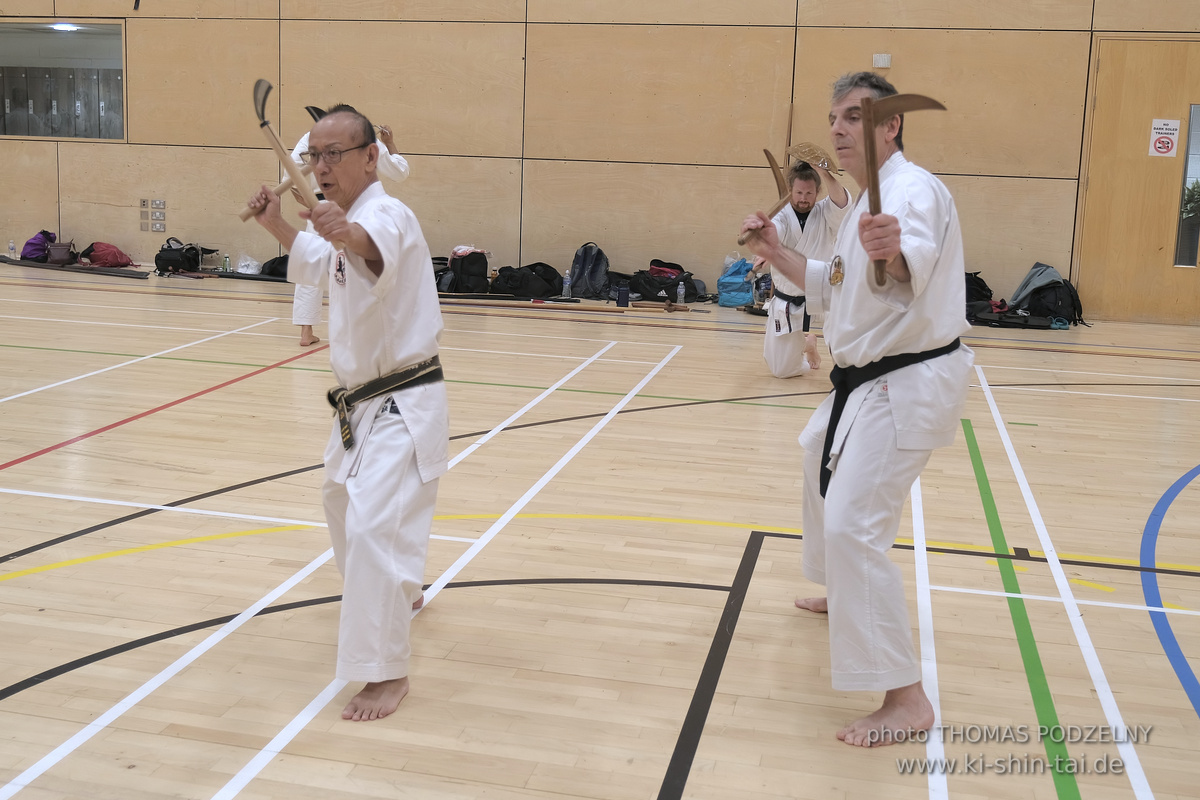 Ryûkyû Kobudô Lehrgang mit Kaichô Hiroshi Akamine in Liverpool 23.-26.8.2024