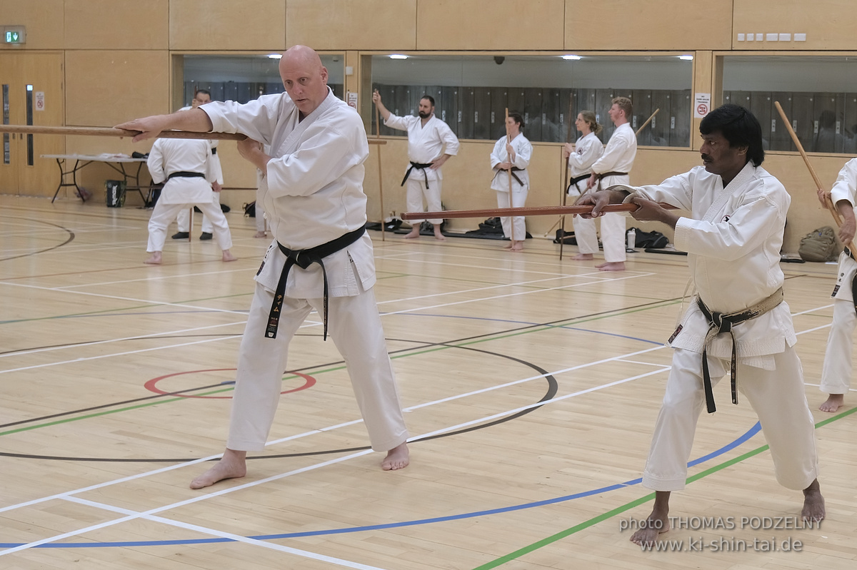 Ryûkyû Kobudô Lehrgang mit Kaichô Hiroshi Akamine in Liverpool 23.-26.8.2024