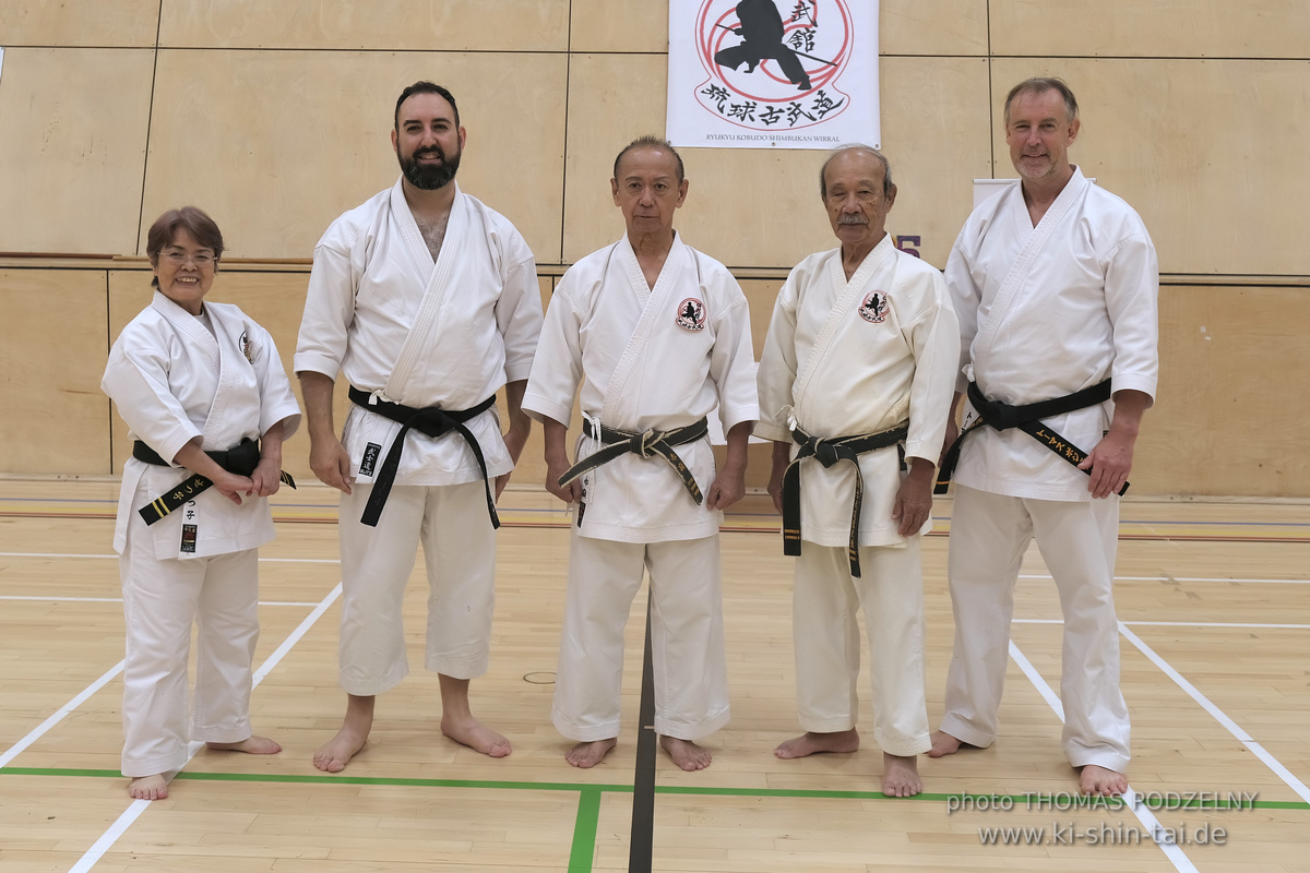 Ryûkyû Kobudô Lehrgang mit Kaichô Hiroshi Akamine in Liverpool 23.-26.8.2024