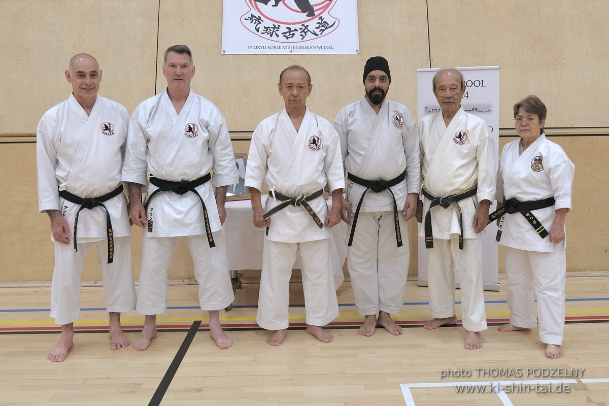 Ryûkyû Kobudô Lehrgang mit Kaichô Hiroshi Akamine in Liverpool 23.-26.8.2024