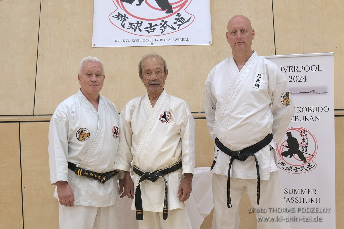 Ryûkyû Kobudô Lehrgang mit Kaichô Hiroshi Akamine in Liverpool 23.-26.8.2024