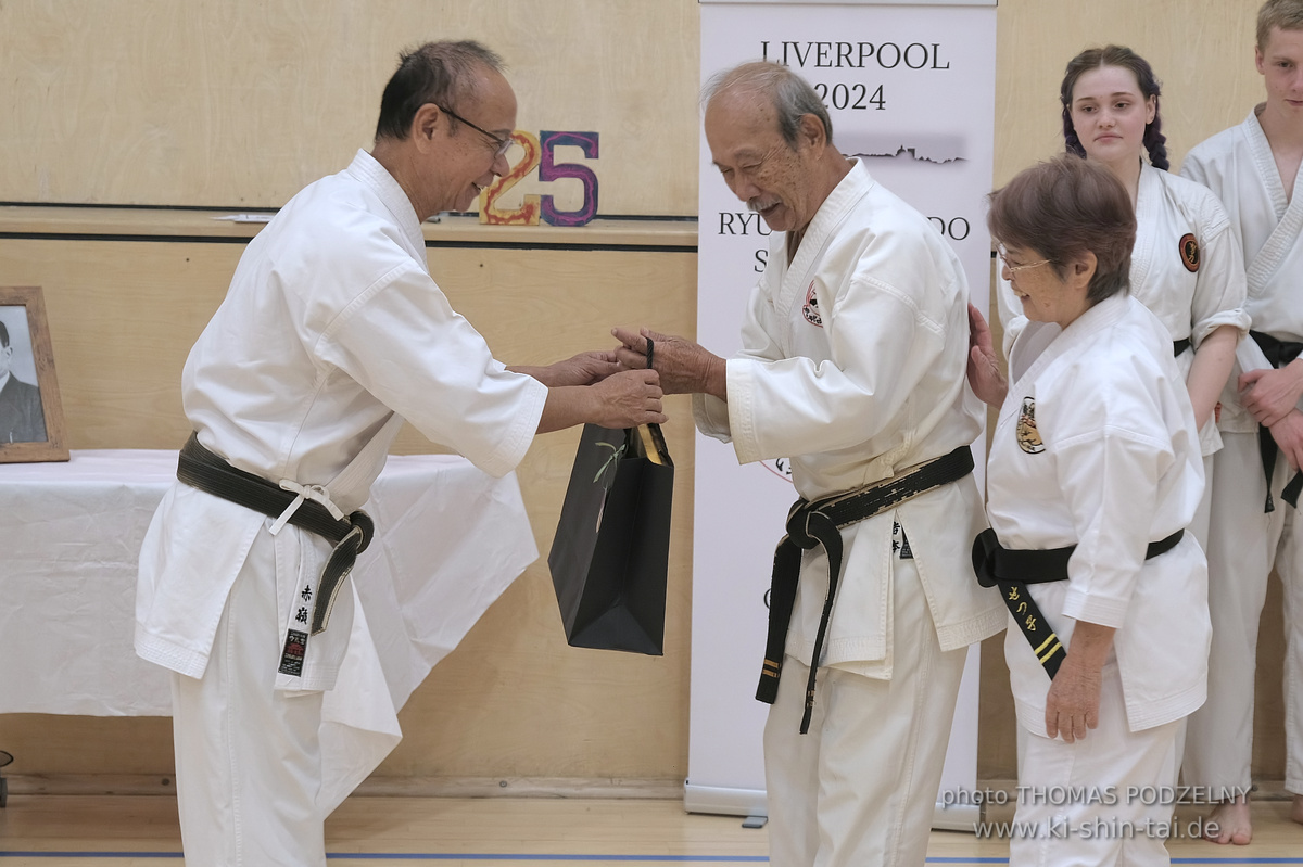 Ryûkyû Kobudô Lehrgang mit Kaichô Hiroshi Akamine in Liverpool 23.-26.8.2024