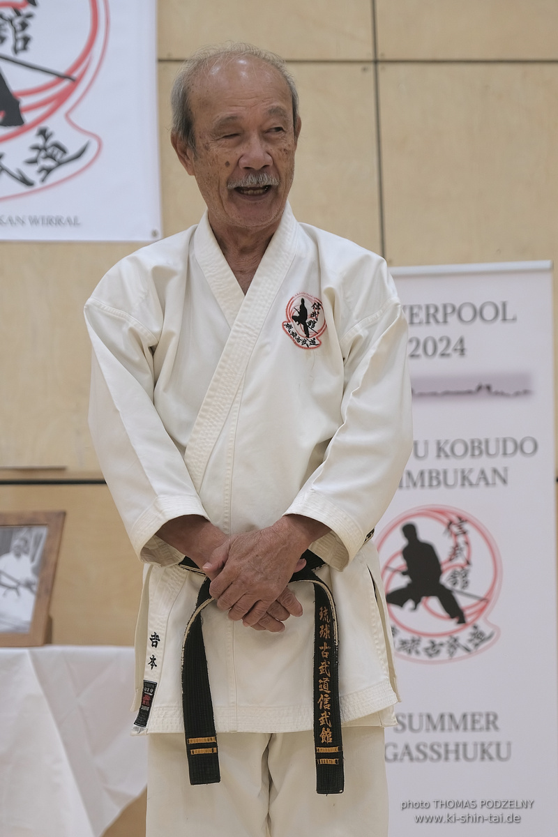 Ryûkyû Kobudô Lehrgang mit Kaichô Hiroshi Akamine in Liverpool 23.-26.8.2024