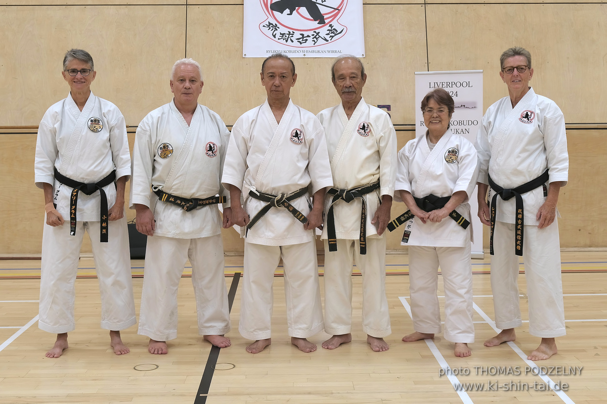 Ryûkyû Kobudô Lehrgang mit Kaichô Hiroshi Akamine in Liverpool 23.-26.8.2024