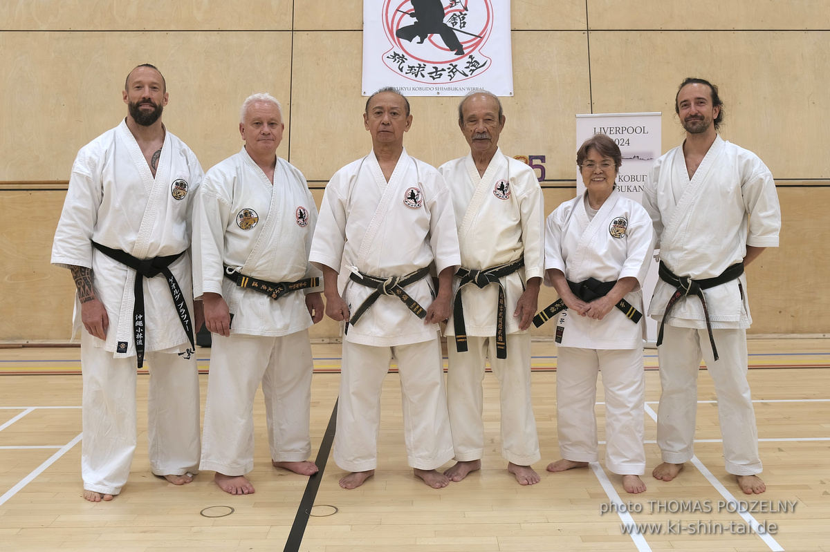 Ryûkyû Kobudô Lehrgang mit Kaichô Hiroshi Akamine in Liverpool 23.-26.8.2024