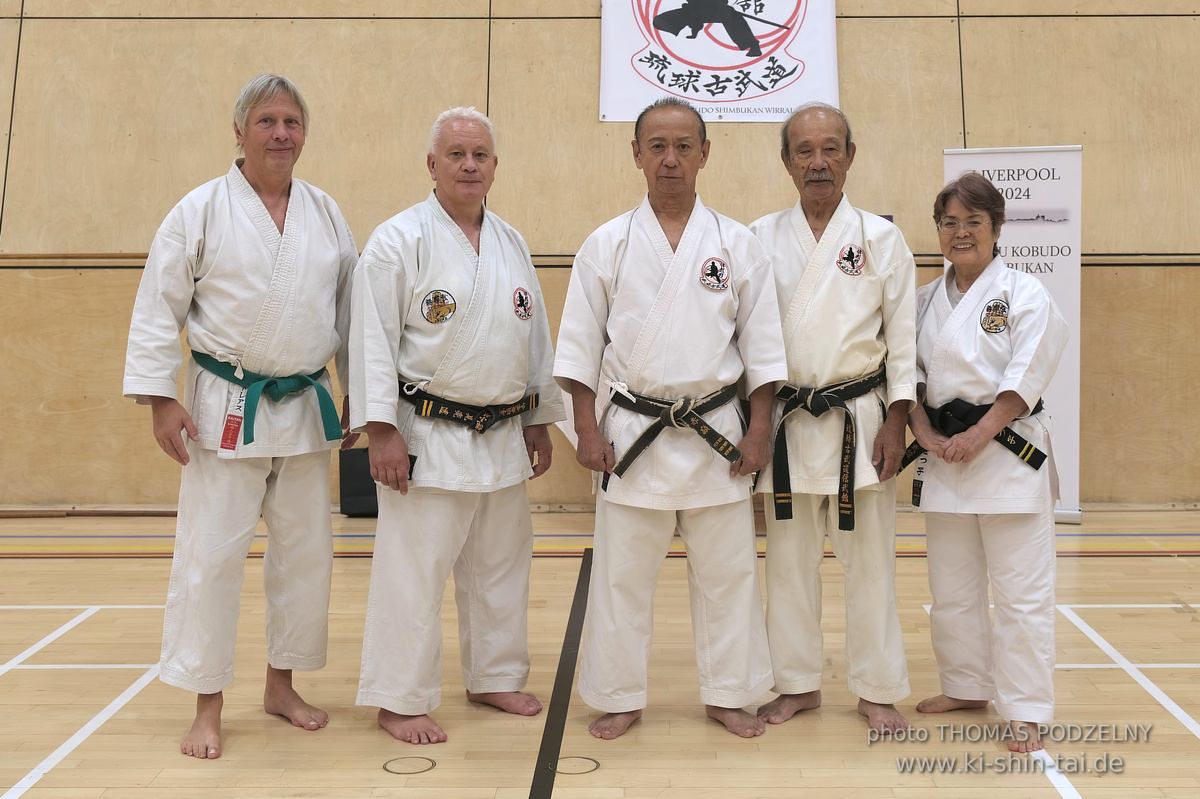 Ryûkyû Kobudô Lehrgang mit Kaichô Hiroshi Akamine in Liverpool 23.-26.8.2024