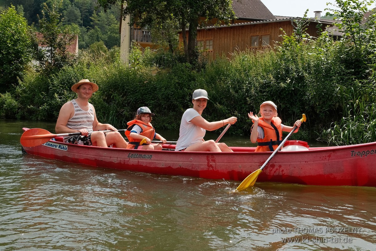 Familien-Kanuwochenende auf der Altmühl 29./30.6.2024 