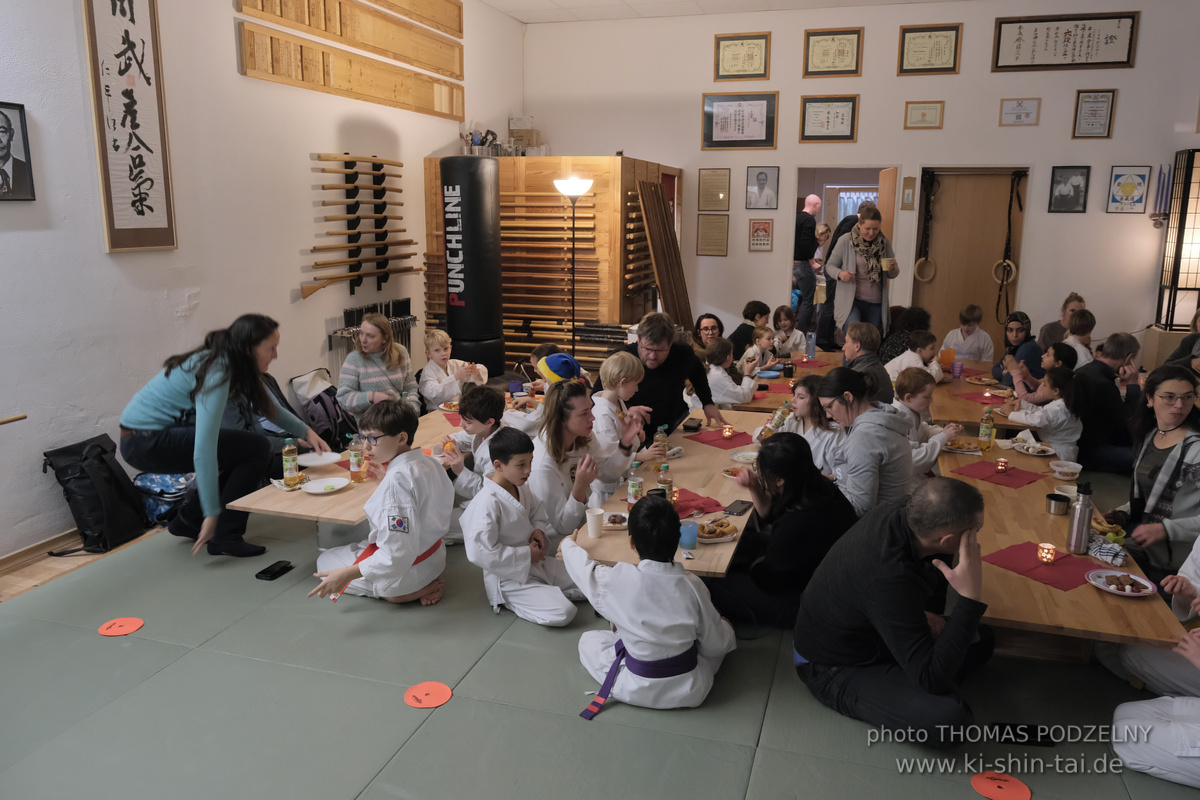 Weihnachtsfeier und Vorführungen der Budo-, Aikido- und Karate-Kids am 13.12.2024