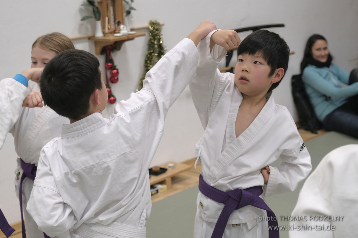 Weihnachtsfeier und Vorführungen der Budo-, Aikido- und Karate-Kids am 13.12.2024