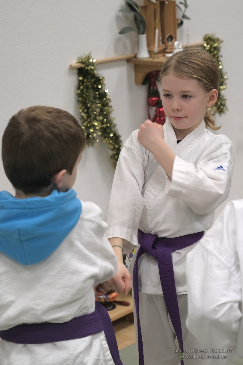 Weihnachtsfeier und Vorführungen der Budo-, Aikido- und Karate-Kids am 13.12.2024