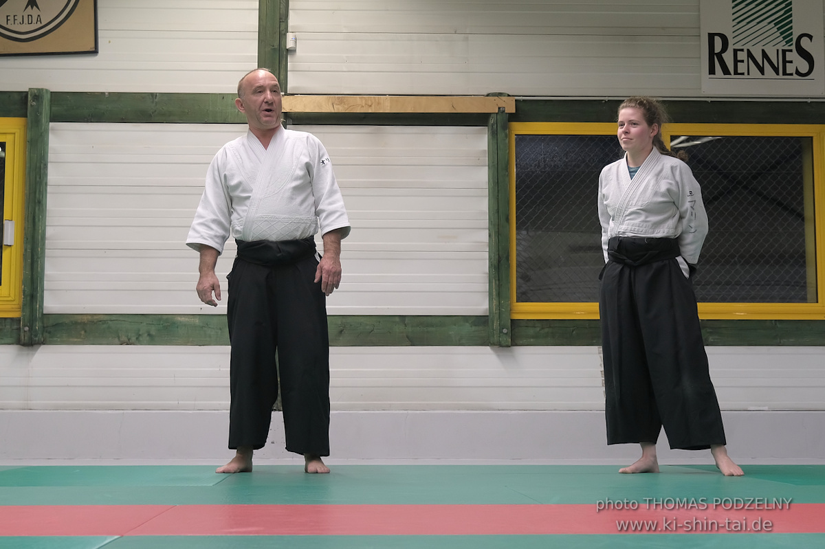 Aikidô Lehrgang mit Yasuhiro Saitô Sensei in Rennes/Frankreich 28.2.-2.3.2025