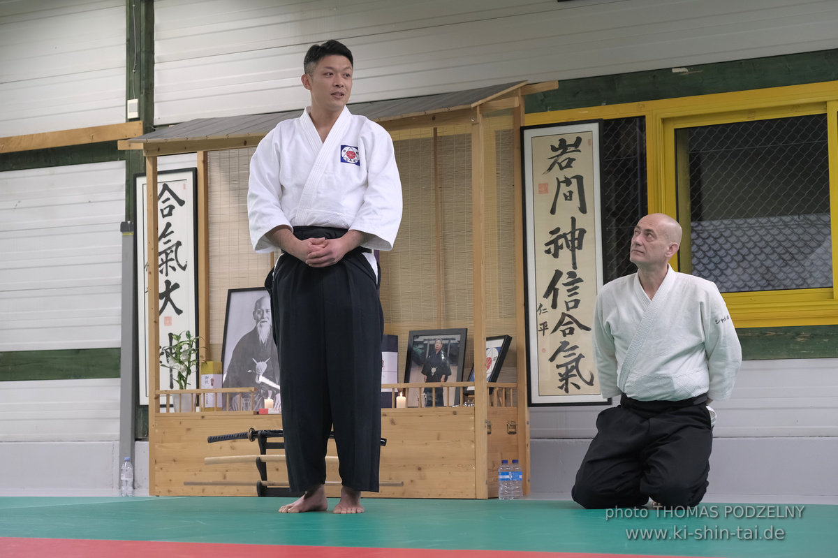 Aikidô Lehrgang mit Yasuhiro Saitô Sensei in Rennes/Frankreich 28.2.-2.3.2025