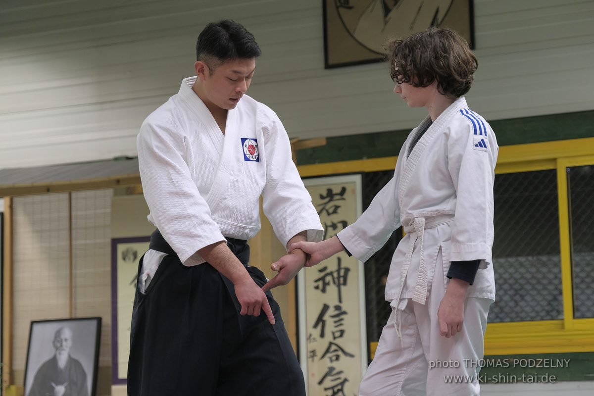 Aikidô Lehrgang mit Yasuhiro Saitô Sensei in Rennes/Frankreich 28.2.-2.3.2025