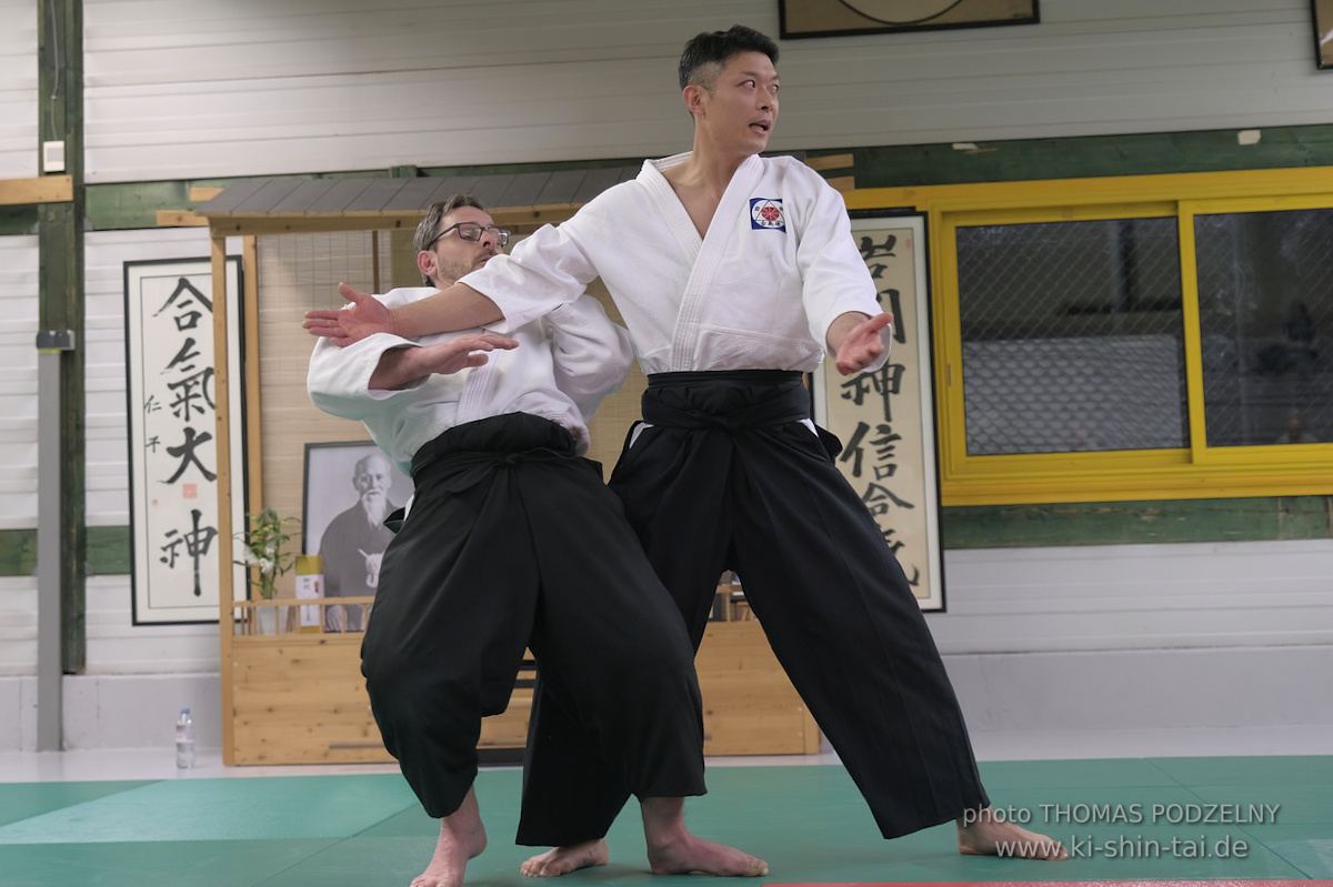 Aikidô Lehrgang mit Yasuhiro Saitô Sensei in Rennes/Frankreich 28.2.-2.3.2025