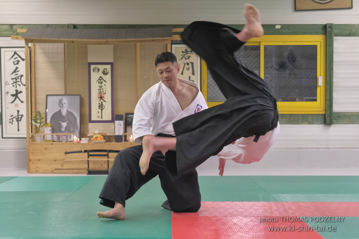 Aikidô Lehrgang mit Yasuhiro Saitô Sensei in Rennes/Frankreich 28.2.-2.3.2025