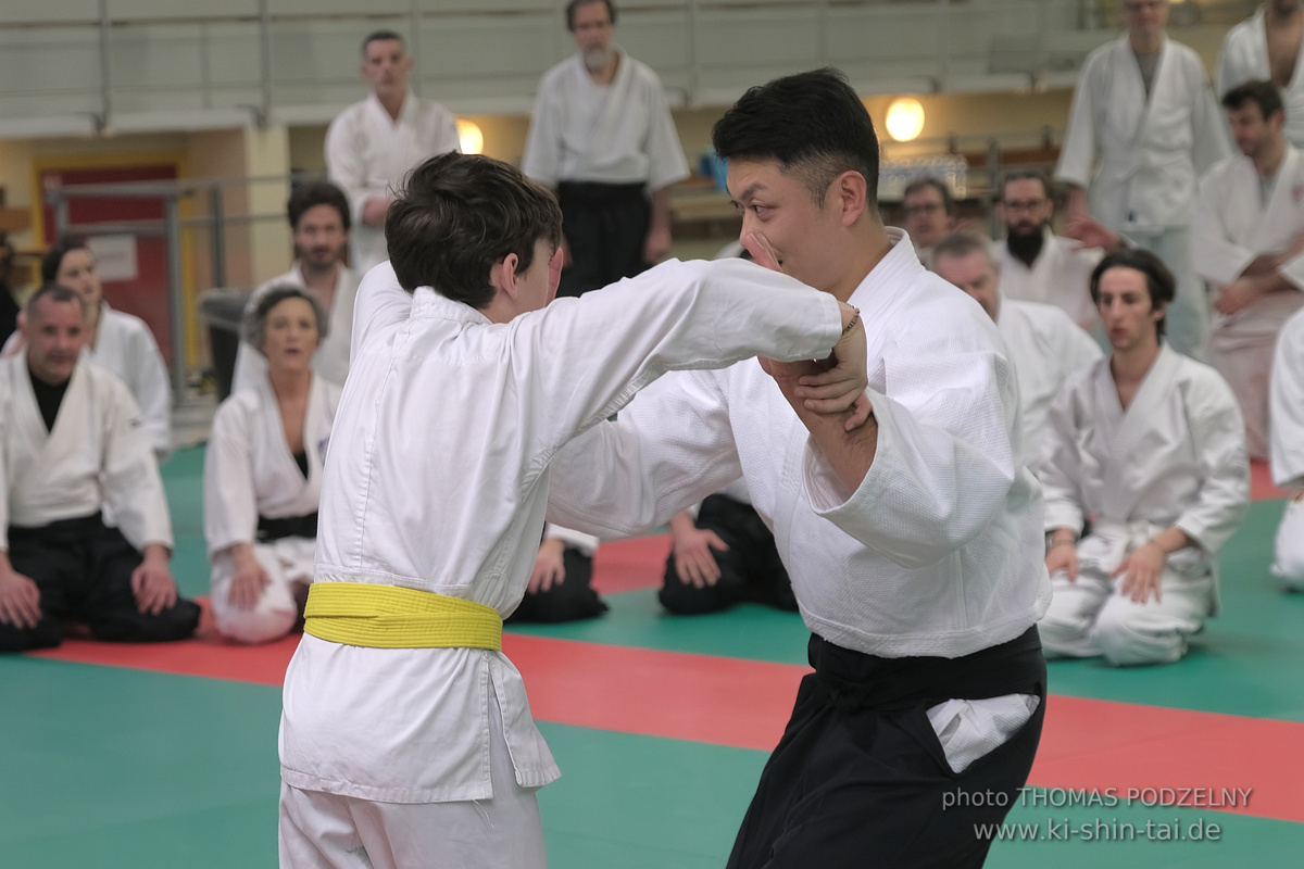 Aikidô Lehrgang mit Yasuhiro Saitô Sensei in Rennes/Frankreich 28.2.-2.3.2025