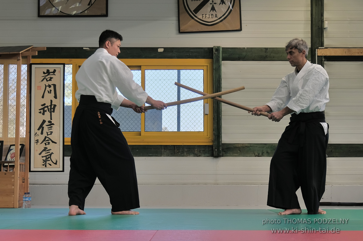 Aikidô Lehrgang mit Yasuhiro Saitô Sensei in Rennes/Frankreich 28.2.-2.3.2025