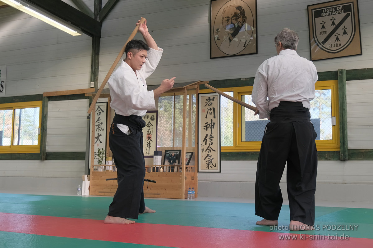 Aikidô Lehrgang mit Yasuhiro Saitô Sensei in Rennes/Frankreich 28.2.-2.3.2025