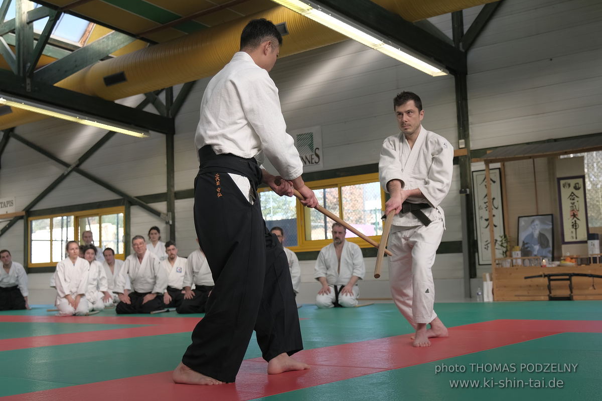 Aikidô Lehrgang mit Yasuhiro Saitô Sensei in Rennes/Frankreich 28.2.-2.3.2025