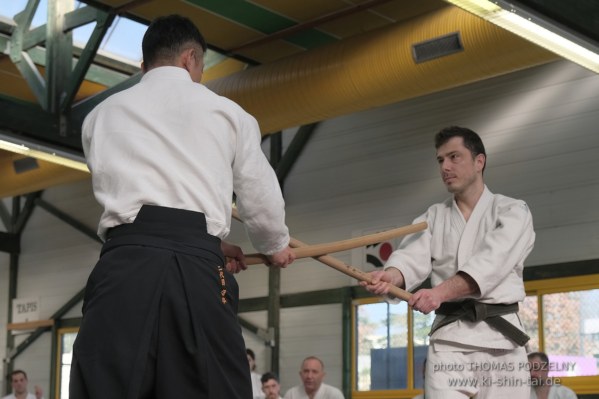 Aikidô Lehrgang mit Yasuhiro Saitô Sensei in Rennes/Frankreich 28.2.-2.3.2025