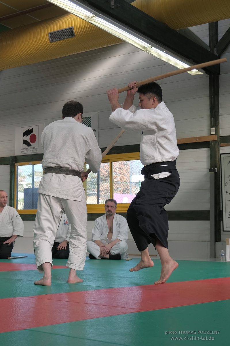 Aikidô Lehrgang mit Yasuhiro Saitô Sensei in Rennes/Frankreich 28.2.-2.3.2025