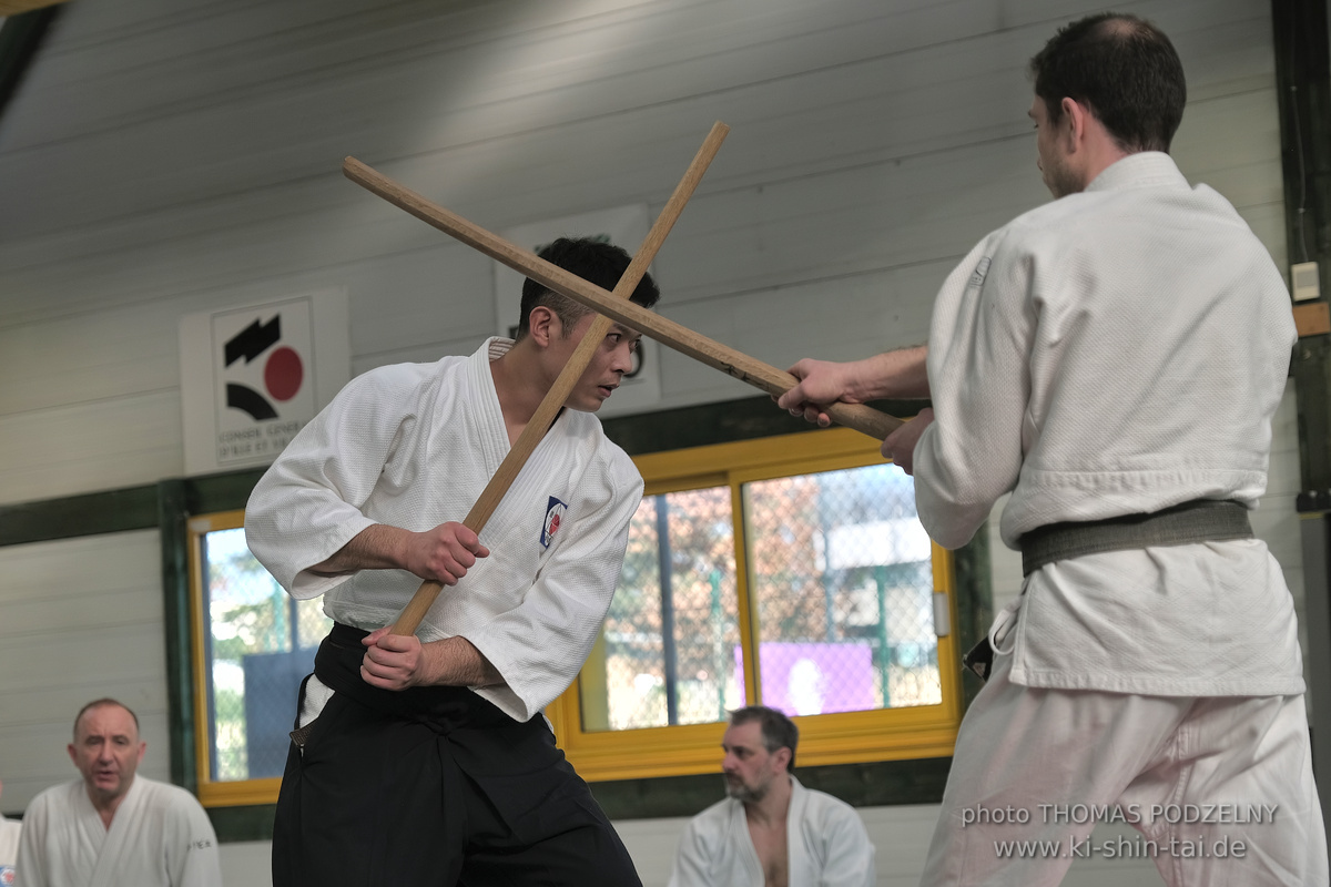 Aikidô Lehrgang mit Yasuhiro Saitô Sensei in Rennes/Frankreich 28.2.-2.3.2025