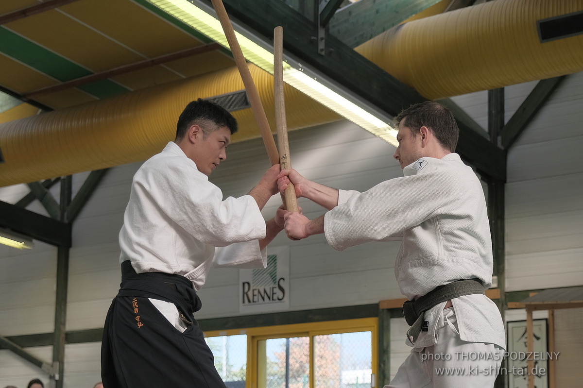 Aikidô Lehrgang mit Yasuhiro Saitô Sensei in Rennes/Frankreich 28.2.-2.3.2025