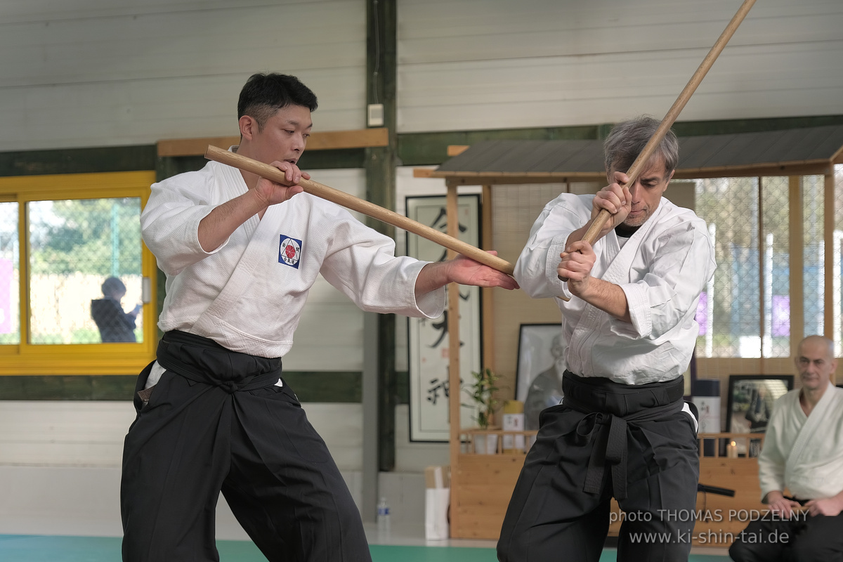 Aikidô Lehrgang mit Yasuhiro Saitô Sensei in Rennes/Frankreich 28.2.-2.3.2025