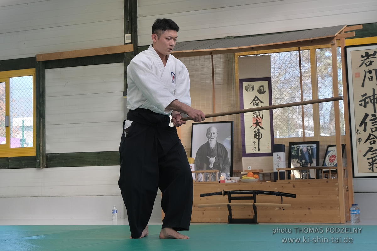 Aikidô Lehrgang mit Yasuhiro Saitô Sensei in Rennes/Frankreich 28.2.-2.3.2025