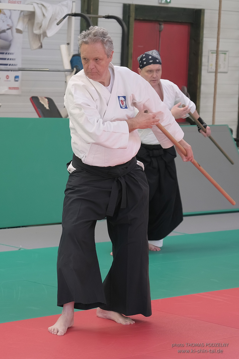 Aikidô Lehrgang mit Yasuhiro Saitô Sensei in Rennes/Frankreich 28.2.-2.3.2025