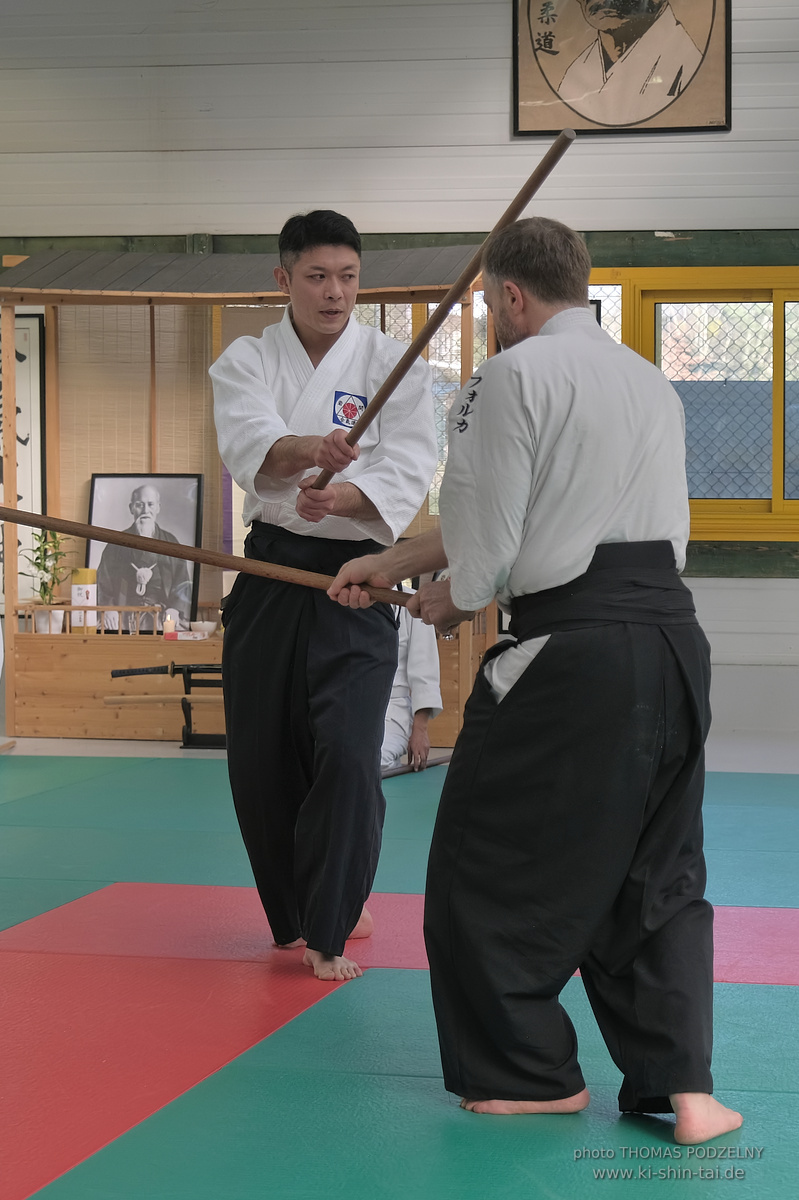 Aikidô Lehrgang mit Yasuhiro Saitô Sensei in Rennes/Frankreich 28.2.-2.3.2025