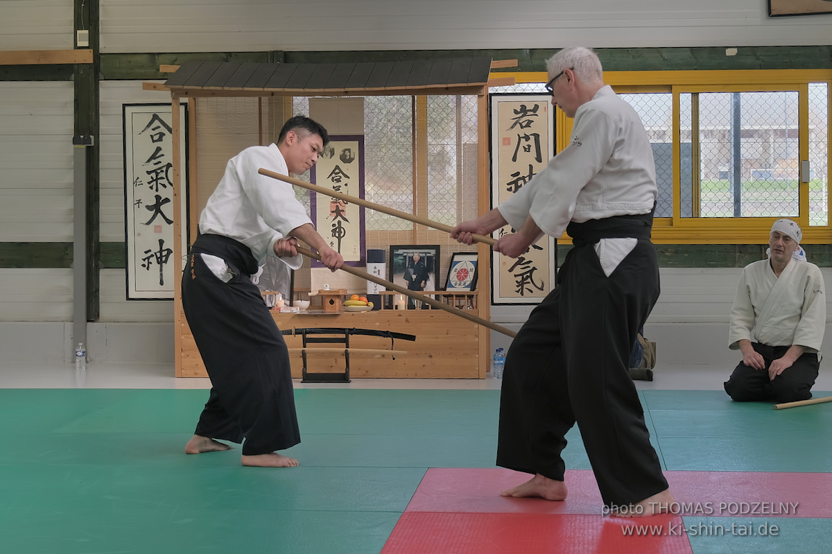 Aikidô Lehrgang mit Yasuhiro Saitô Sensei in Rennes/Frankreich 28.2.-2.3.2025