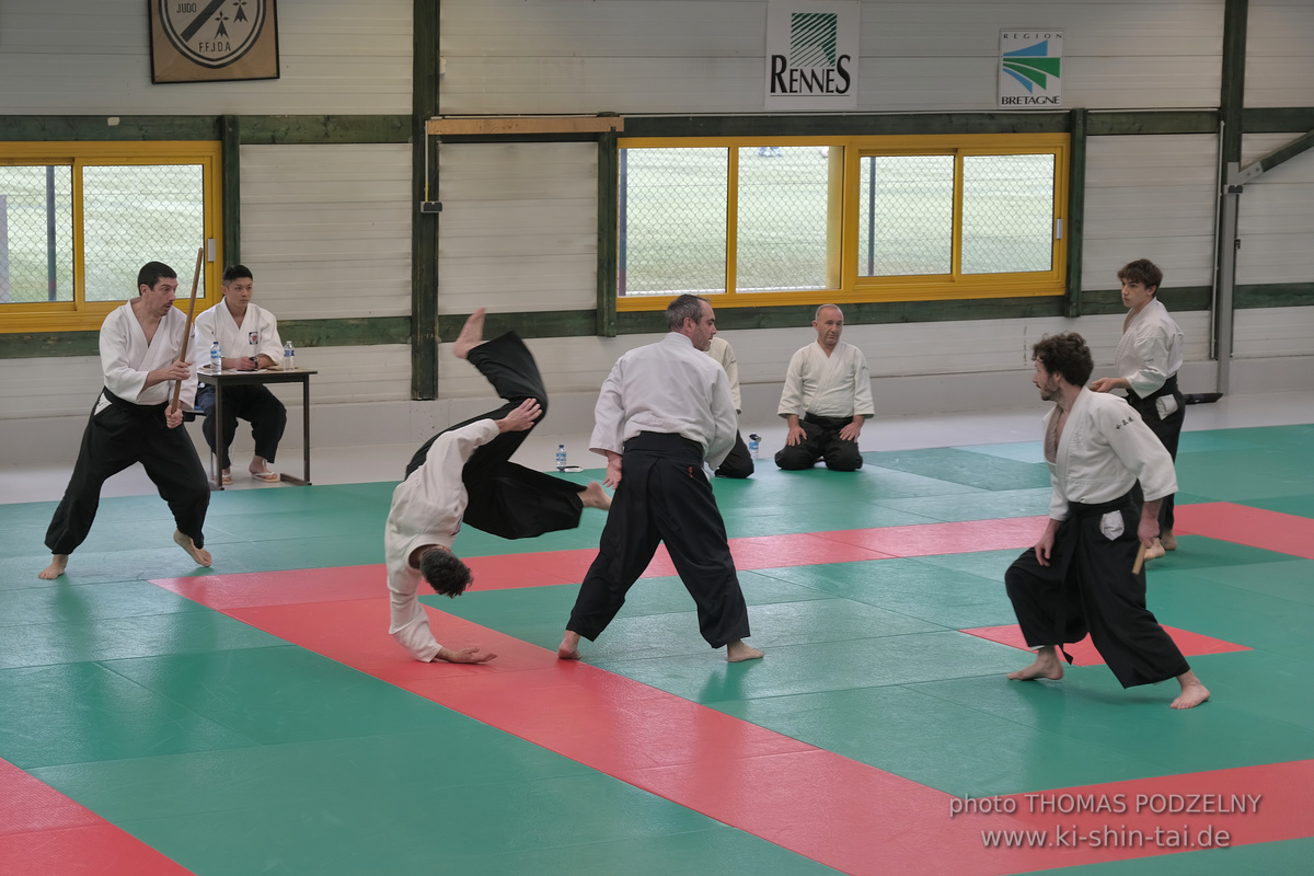 Aikidô Lehrgang mit Yasuhiro Saitô Sensei in Rennes/Frankreich 28.2.-2.3.2025